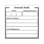 Tampons Encreurs Timbre d'audit interne (Impression)