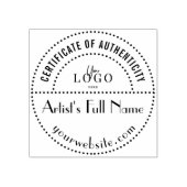 Tampons Encreurs Timbre d'authenticité pour artiste de la galerie d (Impression)