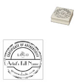 Tampons Encreurs Timbre d'authenticité pour artiste de la galerie d (Tamponné)