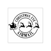 Tampons Encreurs Timbre d'avion du courrier de Noël Eve Père Noël (Impression)