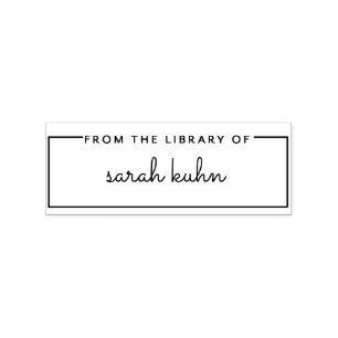 Tampons Encreurs Timbre de bibliothèque d'ex-libris, timbre de