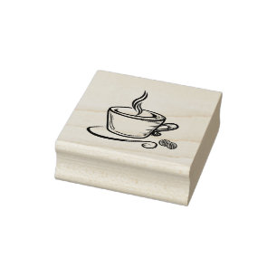 Tampons Encreurs Timbre de café