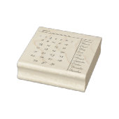 Tampons Encreurs timbre de calendrier (Tampon)