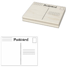 Timbre de carte postale personnalisée