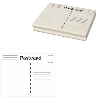 Tampons Encreurs Timbre de carte postale personnalisée
