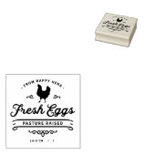 Tampons Encreurs Timbre de carton d'oeuf - Oeufs frais (Tamponné)