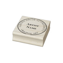 Timbre de certificat d'authenticité personnalisabl