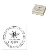 Tampons Encreurs Timbre de cire d'abeille avec abeille héraldique (Tamponné)