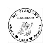 Tampons Encreurs Timbre De Classe Avec Pomme - Timbre En Bois (Impression)