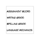 Tampons Encreurs Timbre de classement de l'enseignant (Impression)