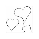 Tampons Encreurs timbre de coeur (Impression)
