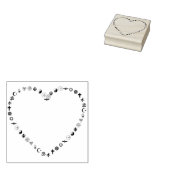 Tampons Encreurs timbre de coeur religieux (Tamponné)