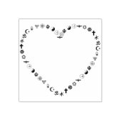 Tampons Encreurs timbre de coeur religieux (Impression)