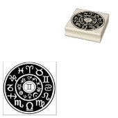 Tampons Encreurs Timbre de conception céleste astrologique des Géme (Tamponné)