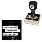 Tampons Encreurs Timbre de conception d'art de livres empilés (Tamponné)