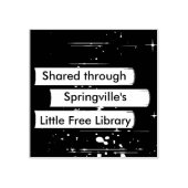 Tampons Encreurs Timbre de conception d'art de livres empilés (Impression)