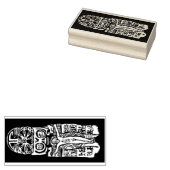 Tampons Encreurs Timbre de conception Gauguin Crucifix (Tamponné)