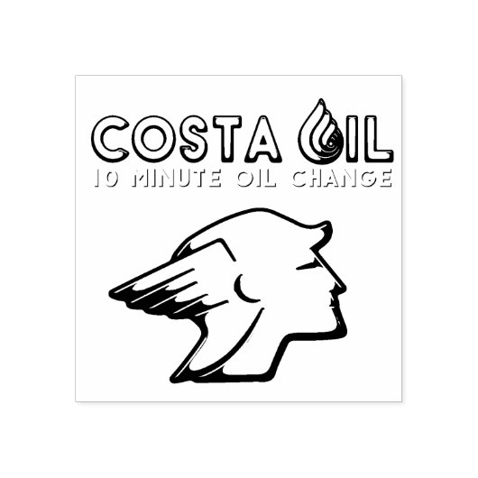 Tampons Encreurs Timbre de Costa Oil (Impression)