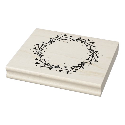 Tampons Encreurs Timbre de couronne de Noël (Tampon)