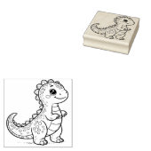 Tampons Encreurs Timbre de Dinosaur mignon (Tamponné)