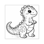 Tampons Encreurs Timbre de Dinosaur mignon (Impression)