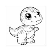 Tampons Encreurs Timbre de Dinosaur mignon (Impression)