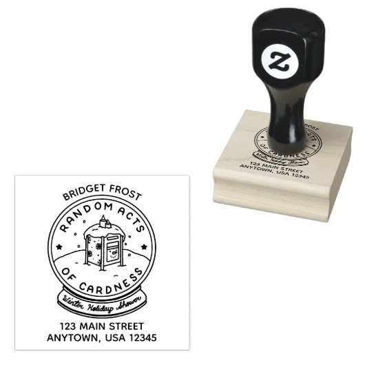 Tampons Encreurs Timbre de douche de vacances RAOC (Tamponné)