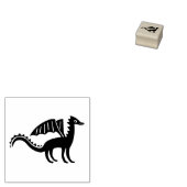 Tampons Encreurs Timbre de dragon mignon | Pose debout (Tamponné)