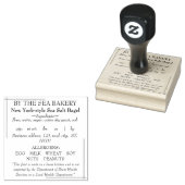 Tampons Encreurs Timbre de droit alimentaire simple de chalet (Tamponné)