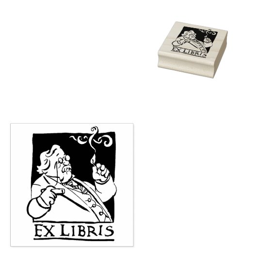 Tampons Encreurs Timbre de la plaque d'immatriculation G.K.Chestert (Tamponné)