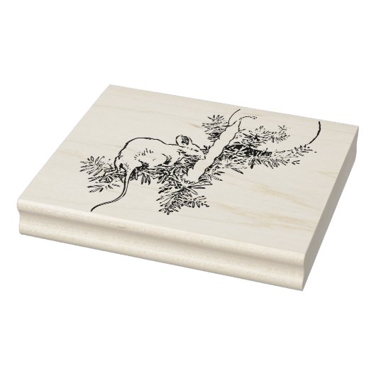 Tampons Encreurs Timbre de la souris de Noël (Tampon)