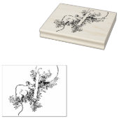 Tampons Encreurs Timbre de la souris de Noël (Tamponné)