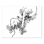 Tampons Encreurs Timbre de la souris de Noël (Impression)