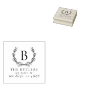 Tampons Encreurs Timbre de l'adresse de retour initiale de la feuil (Tamponné)