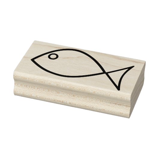 Tampons Encreurs timbre de l'art du poisson jésus (Tampon)