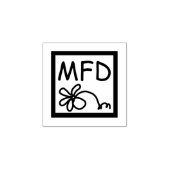 Tampons Encreurs Timbre de l'artiste de l'icône du logo (Impression)