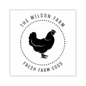 Tampons Encreurs timbre de l'entreprise des oeufs frais (Impression)