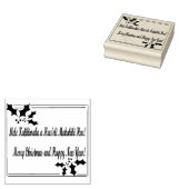 Tampons Encreurs Timbre de Mele Kalikimaka a Hau'oli Makahiki Hou (Tamponné)