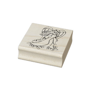 Tampons Encreurs timbre de noël ange art