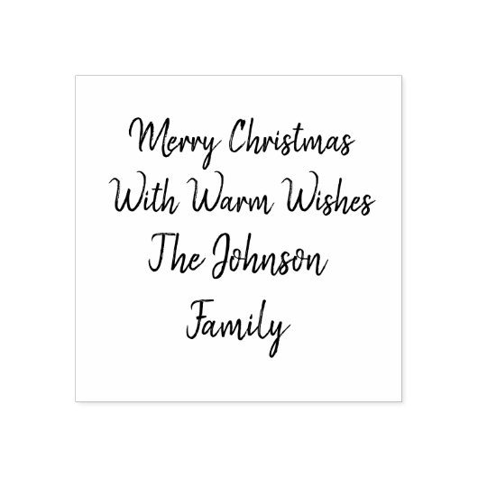 Tampons Encreurs Timbre de Noël Joyeux Personnalisé (Impression)