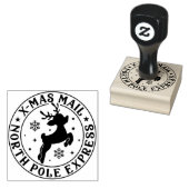 Tampons Encreurs Timbre de Noël Livraison spéciale Père Noël (Tamponné)