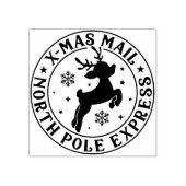 Tampons Encreurs Timbre de Noël Livraison spéciale Père Noël (Impression)