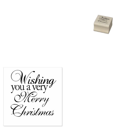 Tampons Encreurs Timbre de Noël très joyeux (Tamponné)