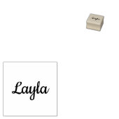 Tampons Encreurs Timbre de nom "Layla" (Tamponné)