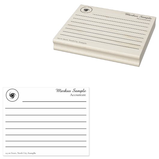 Tampons Encreurs Timbre de notes facile pour les professionnels (Tamponné)