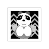 Tampons Encreurs Timbre de panda chinois halloween (Impression)