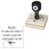 Tampons Encreurs Timbre de papier toilette (Tamponné)