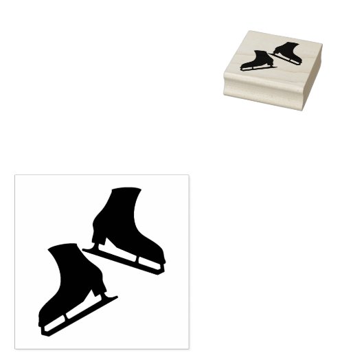 Tampons Encreurs Timbre de patinage sur glace patinage figure patin (Tamponné)