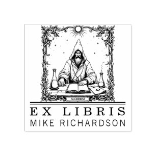 Tampons Encreurs Timbre de plaque médiévale alchimiste