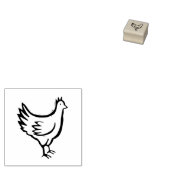 Tampons Encreurs Timbre de repas de poulet do-it-yourself Mariage F (Tamponné)